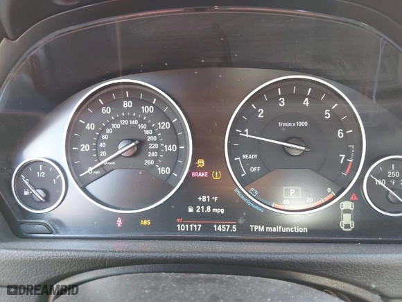 2016 BMW 4 Series 435i with VIN WBA4B1C51GG241783, listed as a IAAI auction lot 40844452 with 101,117 mi miles. Bid and sale history available at carsss.com. Image 7.