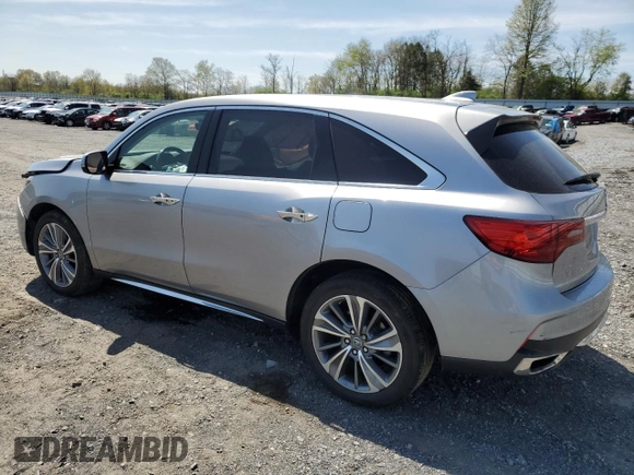 2017 Acura MDX w/Technology Pkg with VIN 5FRYD4H50HB017746, listed as a Copart auction lot 49270213 with 98,005 mi miles. Bid and sale history available at carsss.com. Image 2.