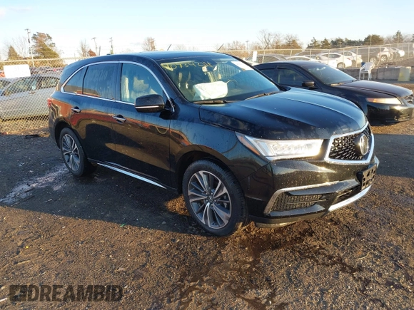 2019 Acura MDX Technology with VIN 5J8YD4H53KL026576, listed as a IAAI auction lot 40934210 with 46,221 mi miles and . Bid and sale history available at DreamBid. Image 1.