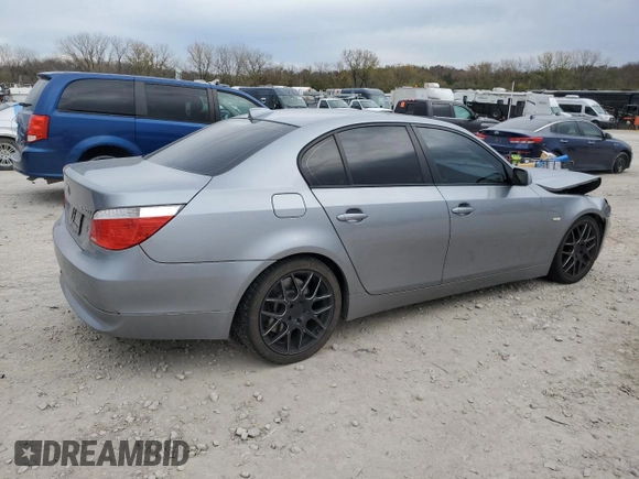 2006 BMW 5 Series 550i with VIN WBANB53526CP02300, listed as a Copart auction lot 80084714 with Not Provided miles and Salvage Title. Bid and sale history available at DreamBid. Image 3.