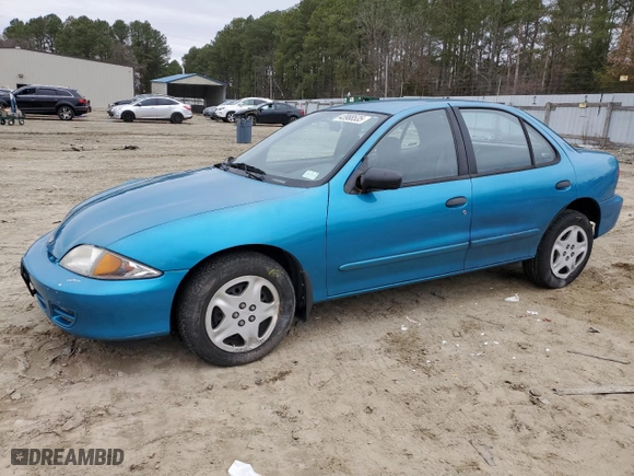2000 Chevrolet Cavalier LS with VIN 1G1JF5244Y7107581, listed as a Copart auction lot 43988535 with 33,001 mi miles and Salvage Title. Bid and sale history available at carsss.com. Image 1.