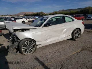2015 BMW 2 Series 228i with VIN WBA1F5C54FV257419, listed as a Copart auction lot 52988845 with 80,635 mi miles and Salvage title. Bid and sale history available at DreamBid. Image 1.