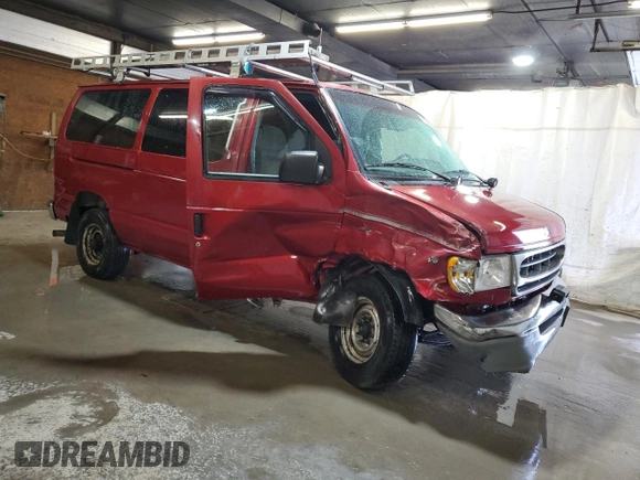 2000 Ford Econoline Cargo with VIN 1FMNE31L5YHA02689, listed as a Copart auction lot 49224125 with 249,120 mi miles and Salvage Title. Bid and sale history available at DreamBid. Image 4.