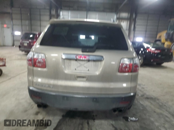 2011 GMC Acadia SLT1 with VIN 1GKKRRED6BJ191424, listed as a Copart auction lot 48053595 with 127,831 mi miles and Salvage Title. Bid and sale history available at carsss.com. Image 6.