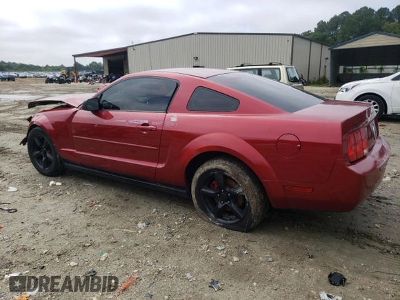2005 Ford Mustang Deluxe with VIN 1ZVFT80N355197524, listed as a Copart auction lot 56963425 with 262,048 mi miles and Salvage title. Bid and sale history available at DreamBid. Image 2.
