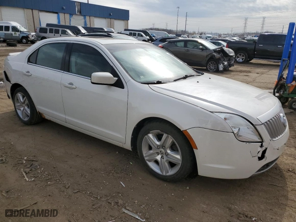 2010 Mercury Milan with VIN 3MEHM0HA1AR635877, listed as a Copart auction lot 47425035 with 186,237 mi miles and Clean Title. Bid and sale history available at carsss.com. Image 4.