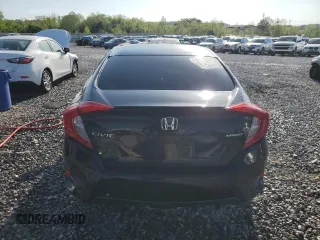 2019 Honda Civic Sedan Sport with VIN 19XFC2F88KE015317, listed as a Copart auction lot 52079595 with 134,652 mi miles and Salvage Title. Bid and sale history available at carsss.com. Image 6.
