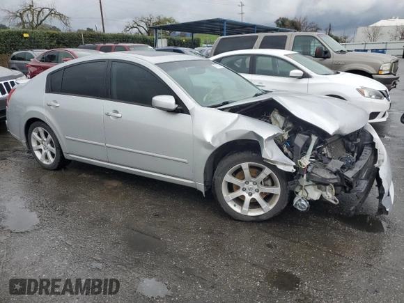 2008 Nissan Maxima 3.5 SE with VIN 1N4BA41E38C811864, listed as a Copart auction lot 47706455 with 92,834 mi miles and Salvage Title. Bid and sale history available at carsss.com. Image 4.