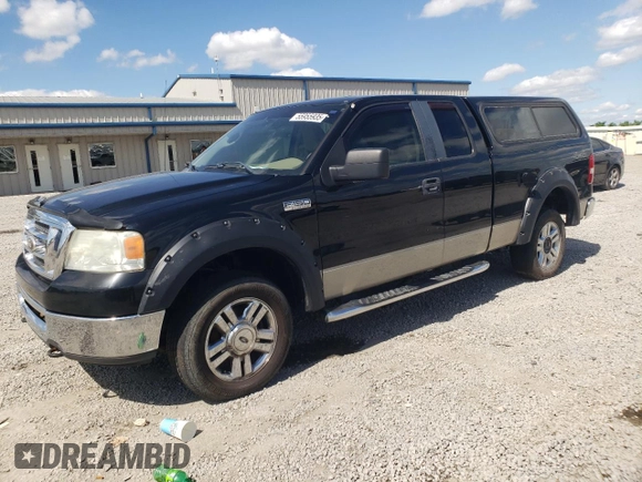 2008 Ford F-150 XLT with VIN 1FTPX14V58FB88528, listed as a Copart auction lot 55955935 with 195,719 mi miles and Salvage title. Bid and sale history available at DreamBid. Image 1.