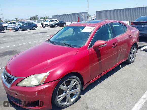 2010 Lexus IS 250 with VIN JTHBF5C27A5121449, listed as a IAAI auction lot 42661462 with 91,273 mi miles and . Bid and sale history available at DreamBid. Image 17.