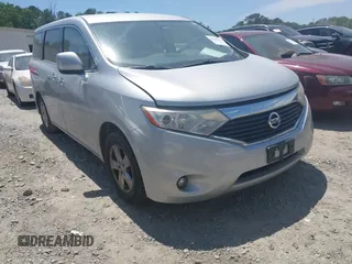 2013 Nissan Quest LE z VIN JN8AE2KP0D9063603, wystawiony jako IAAI lot #42315262 z przebiegiem 143 582 mil mil oraz . Historia ofert i sprzedaży dostępna na DreamBid. Obrazek 1.