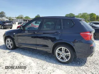 2014 BMW X3 xDrive35i with VIN 5UXWX7C53EL984609, listed as a Copart auction lot 53712325 with 138,180 mi miles and Salvage Title. Bid and sale history available at DreamBid. Image 2.