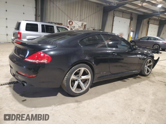 2010 BMW 6 Series 650i with VIN WBAEA5C53ACV92966, listed as a Copart auction lot 43956365 with 215,805 mi miles and Salvage Title. Bid and sale history available at carsss.com. Image 3.
