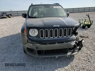 2017 Jeep Renegade Sport with VIN ZACCJBAB7HPF40134, listed as a Copart auction lot 48661955 with 127,338 mi miles and Salvage Title. Bid and sale history available at carsss.com. Image 12.