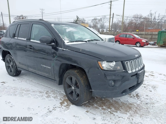 2016 Jeep Compass High Altitude Edition with VIN 1C4NJDEB8GD758174, listed as a IAAI auction lot 41235089 with 144,841 mi miles. Bid and sale history available at carsss.com. Image 1.