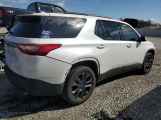 2020 Chevrolet Traverse RS with VIN 1GNEVJKWXLJ214563, listed as a Copart auction lot 44316534 with 56,963 mi miles. Bid and sale history available at carsss.com. Image 3.