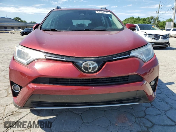 2018 Toyota RAV4 XLE with VIN 2T3WFREV5JW407777, listed as a Copart auction lot 58156275 with 119,447 mi miles and Salvage title. Bid and sale history available at DreamBid. Image 5.