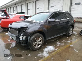 2015 Chevrolet Equinox LT with VIN 1GNALCEKXFZ133836, listed as a Copart auction lot 44160395 with 117,535 mi miles and Salvage Title. Bid and sale history available at carsss.com. Image 1.