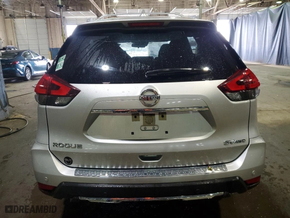 2020 Nissan Rogue SV with VIN JN8AT2MV4LW136568, listed as a Copart auction lot 50413375 with 90,062 mi miles and Salvage Title. Bid and sale history available at carsss.com. Image 6.