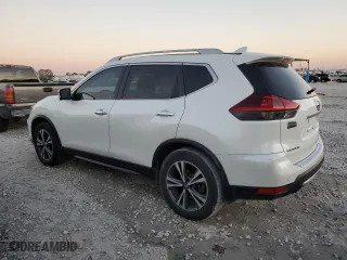 2019 Nissan Rogue SV with VIN 5N1AT2MT3KC792542, listed as a Copart auction lot 46987845 with 95,152 mi miles and Salvage Title. Bid and sale history available at carsss.com. Image 2.
