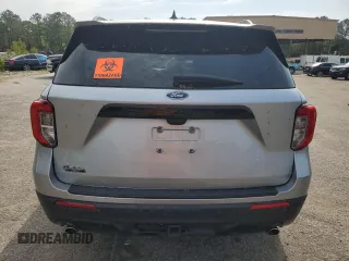 2023 Ford Explorer ST-Line with VIN 1FMSK7KH1PGB21485, listed as a Copart auction lot 52814765 with 14,144 mi miles and Salvage title. Bid and sale history available at DreamBid. Image 6.