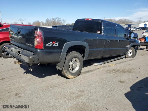 2004 Chevrolet Silverado 3500 SRW with VIN 1GCHK33264F208964, listed as a Copart auction lot 46604595 with NaN miles and Salvage Title. Bid and sale history available at carsss.com. Image 3.