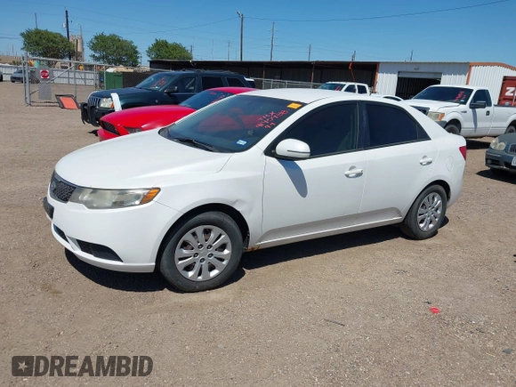 2012 Kia Forte EX with VIN KNAFU4A2XC5489243, listed as a IAAI auction lot 41959381 with 192,071 mi miles. Bid and sale history available at carsss.com. Image 2.