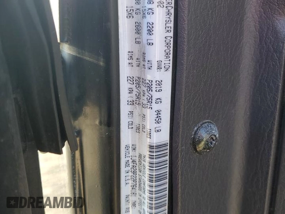 2002 Jeep Wrangler SE with VIN 1J4FA29P22P764181, listed as a Copart auction lot 76469364 with 134,275 mi miles and Salvage Title. Bid and sale history available at DreamBid. Image 12.
