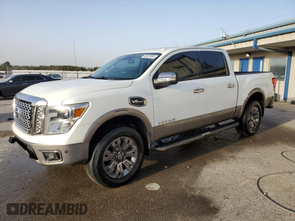 2017 Nissan Titan SV z VIN 1N6AA1E53HN537209, wystawiony jako Copart lot #82431934 z przebiegiem 119 148 mil mil oraz Szkoda całkowita • Salvage title. Historia ofert i sprzedaży dostępna na DreamBid. Obrazek 1.