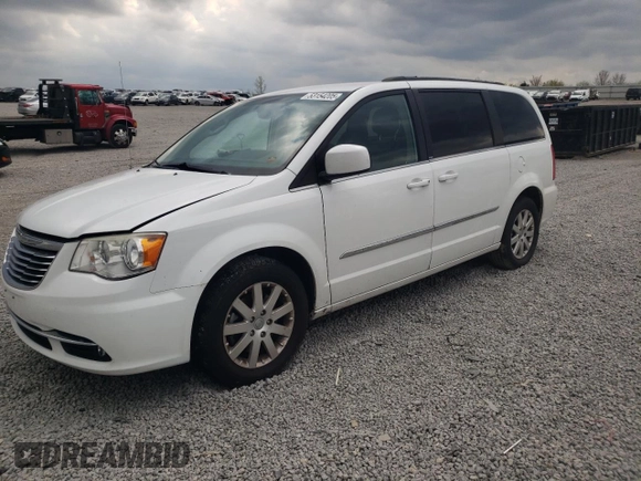 2014 Chrysler Town & Country Touring with VIN 2C4RC1BG9ER157859, listed as a Copart auction lot 53154205 with 164,230 mi miles and Salvage Title. Bid and sale history available at carsss.com. Image 1.
