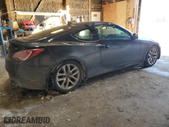 2015 Hyundai Genesis Coupe R-Spec with VIN KMHHU6KJ0FU124296, listed as a Copart auction lot 46195435 with 148,714 mi miles and Salvage title. Bid and sale history available at DreamBid. Image 3.