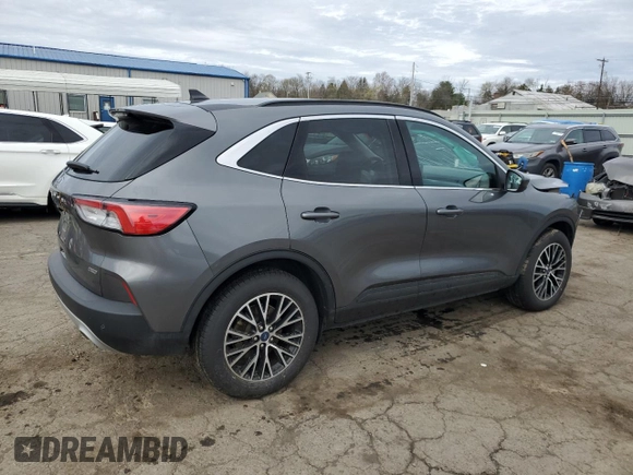 2022 Ford Escape Titanium Plug-In Hybrid with VIN 1FMCU0LZ9NUA41010, listed as a Copart auction lot 52054455 with 45,323 mi miles and Salvage title. Bid and sale history available at DreamBid. Image 3.