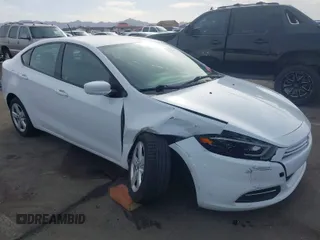 2015 Dodge Dart SXT with VIN 1C3CDFBB5FD281835, listed as a IAAI auction lot 41706666 with 115,296 mi miles. Bid and sale history available at carsss.com. Image 1.
