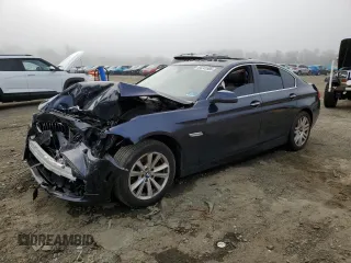 2014 BMW 5 Series 528i xDrive with VIN WBA5A7C53ED618218, listed as a Copart auction lot 64741505 with 155,110 mi miles and Salvage title. Bid and sale history available at DreamBid. Image 1.