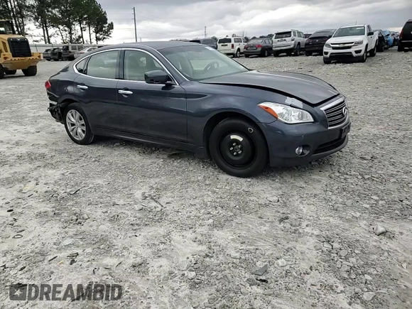 2011 Infiniti M with VIN JN1BY1AR6BM375779, listed as a Copart auction lot 47879435 with 245,770 mi miles and Salvage Title. Bid and sale history available at DreamBid. Image 10.