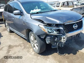 2016 Nissan Pathfinder SL z VIN 5N1AR2MN0GC604373, wystawiony jako IAAI lot #41887193 z przebiegiem 147 894 mil mil oraz . Historia ofert i sprzedaży dostępna na DreamBid. Obrazek 1.