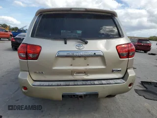 2010 Toyota Sequoia Platinum with VIN 5TDYY5G19AS024836, listed as a Copart auction lot 77103514 with 0 mi miles and Salvage Title. Bid and sale history available at carsss.com. Image 6.