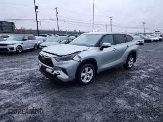 2021 Toyota Highlander L z VIN 5TDBZRBH4MS075907, wystawiony jako Copart lot #57849265 z przebiegiem 67 128 mil mil oraz Szkoda całkowita • Salvage title. Historia ofert i sprzedaży dostępna na DreamBid. Obrazek 1.