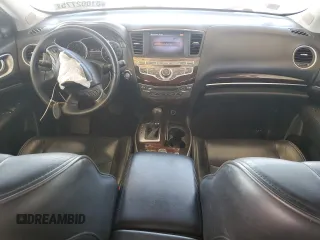 2013 Infiniti JX35 with VIN 5N1AL0MM9DC337002, listed as a Copart auction lot 51002775 with 128,836 mi miles and Salvage Title. Bid and sale history available at carsss.com. Image 8.
