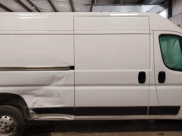 2022 Ram ProMaster Cargo with VIN 3C6MRVHG4NE114319, listed as a IAAI auction lot 41944344 with 21,896 mi miles and . Bid and sale history available at DreamBid. Image 13.
