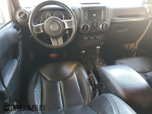 2018 Jeep Wrangler JK Unlimited Sahara with VIN 1C4BJWEGXJL889159, listed as a Copart auction lot 76523774 with 77,528 mi miles and Salvage Title. Bid and sale history available at carsss.com. Image 8.