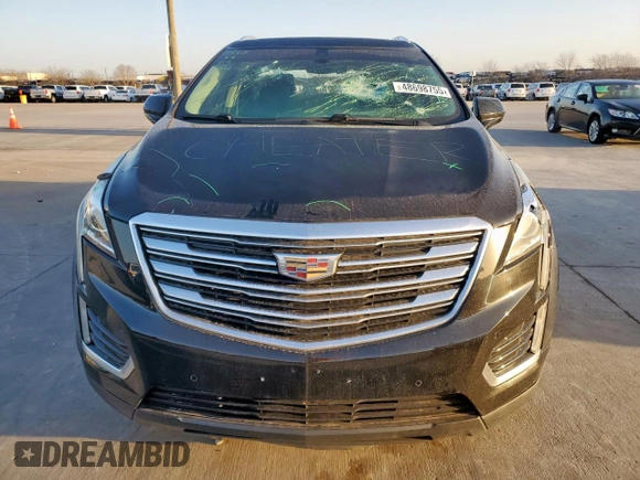 2017 Cadillac XT5 Luxury FWD with VIN 1GYKNBRS9HZ100304, listed as a Copart auction lot 48698755 with 93,407 mi miles and Salvage Title. Bid and sale history available at carsss.com. Image 5.