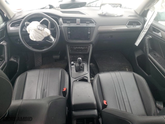 2022 Volkswagen Tiguan SE with VIN 3VV3B7AX1NM025538, listed as a Copart auction lot 43246695 with 0 mi miles and Salvage Title. Bid and sale history available at carsss.com. Image 8.