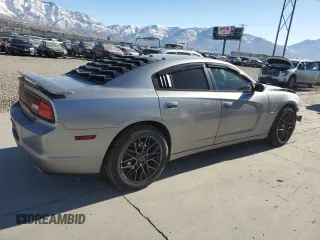 2013 Dodge Charger RT Plus with VIN 2C3CDXDTXDH687380, listed as a Copart auction lot 42055865 with 105,716 mi miles and Salvage Title. Bid and sale history available at carsss.com. Image 3.