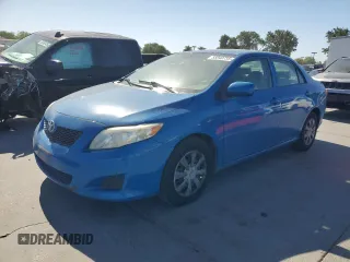 2009 Toyota Corolla with VIN JTDBL40E29J013147, listed as a Copart auction lot 55049735 with 165,830 mi miles and Clean Title. Bid and sale history available at carsss.com. Image 1.