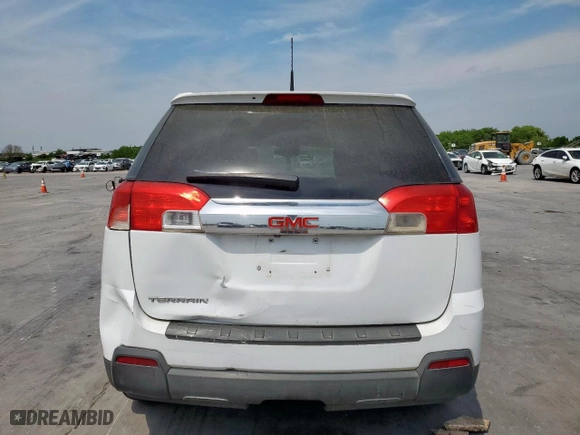 2014 GMC Terrain SLE with VIN 2GKALMEK1E6338135, listed as a Copart auction lot 53539545 with 158,218 mi miles and Salvage Title. Bid and sale history available at carsss.com. Image 6.