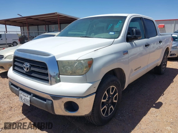 2007 Toyota Tundra SR5 with VIN 5TBEV541X7S468096, listed as a IAAI auction lot 42111698 with 1 mi miles. Bid and sale history available at carsss.com. Image 16.