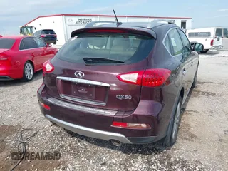 2017 Infiniti QX50 with VIN JN1BJ0RP4HM385690, listed as a IAAI auction lot 42027537 with 155,410 mi miles. Bid and sale history available at carsss.com. Image 4.