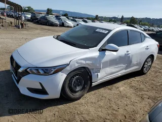 2022 Nissan Sentra S z VIN 3N1AB8BV7NY286922, wystawiony jako Copart lot #55679775 z przebiegiem 37 955 mil mil oraz Szkoda całkowita • Salvage title. Historia ofert i sprzedaży dostępna na DreamBid. Obrazek 1.