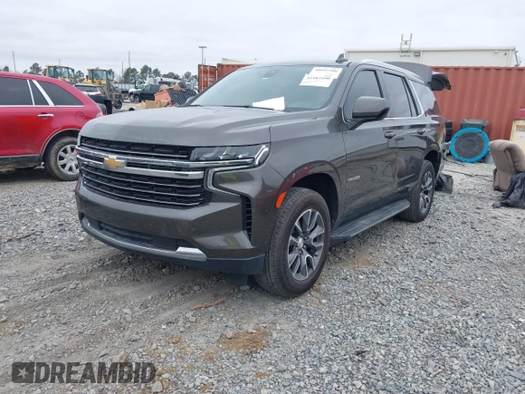 2021 Chevrolet Tahoe LT with VIN 1GNSCNKD7MR439900, listed as a IAAI auction lot 41187590 with 119,131 mi miles and . Bid and sale history available at DreamBid. Image 22.